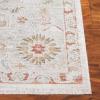 SAFAVIEH Area Rug 8×10 – Culture Collection – Large – Ivory & Blue Rust, Traditional Oriental Design, Ideal for Living Room, Bedroom, Office, Dining Space (CUL1529A)(Ivory/Blue Rust)
