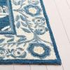SAFAVIEH Area Rug 8×10 – Earthly Treasures Collection – Large – Ivory & Blue, Handmade Wool & Viscose, Ideal for Living Room, Bedroom, Dining Space (ET215M)(Navy/Ivory)