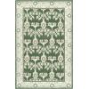 SAFAVIEH Area Rug 8×10 – Earthly Treasures Collection – Large – Ivory & Blue, Handmade Wool & Viscose, Ideal for Living Room, Bedroom, Dining Space (ET215M)(Green/Ivory)