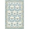 SAFAVIEH Area Rug 8×10 – Earthly Treasures Collection – Large – Ivory & Blue, Handmade Wool & Viscose, Ideal for Living Room, Bedroom, Dining Space (ET215M)(Ivory/Blue)