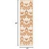 SAFAVIEH Area Rug 8×10 – Earthly Treasures Collection – Large – Ivory & Blue, Handmade Wool & Viscose, Ideal for Living Room, Bedroom, Dining Space (ET215M)(Ivory/Brown)