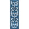 SAFAVIEH Area Rug 8×10 – Earthly Treasures Collection – Large – Ivory & Blue, Handmade Wool & Viscose, Ideal for Living Room, Bedroom, Dining Space (ET215M)(Navy/Ivory)