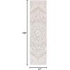 SAFAVIEH Area Rug 8×10 – Ebony Collection – Large – Ivory & Brown, Traditional Design, Ideal for Living Room, Bedroom, Office, Dining Space (EBN211T)(Ivory/Brown)