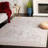 SAFAVIEH Area Rug 8×10 – Harlow Collection – Large – Ivory Blue & Grey, Traditional Design, Ideal for Living Room, Bedroom, Office, Dining Space (HAR163M)(Ivory/Grey Beige)