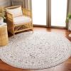 SAFAVIEH Area Rug 8×10 – Harlow Collection – Large – Ivory Blue & Grey, Traditional Design, Ideal for Living Room, Bedroom, Office, Dining Space (HAR163M)(Ivory/Grey Beige)