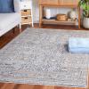 SAFAVIEH Area Rug 8×10 – Harlow Collection – Large – Ivory Blue & Grey, Traditional Design, Ideal for Living Room, Bedroom, Office, Dining Space (HAR163M)(Ivory Blue/Grey)