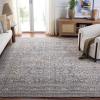 SAFAVIEH Area Rug 8×10 – Harlow Collection – Large – Ivory Blue & Grey, Traditional Design, Ideal for Living Room, Bedroom, Office, Dining Space (HAR163M)(Ivory Blue/Grey)
