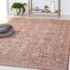 SAFAVIEH Area Rug 8×10 – Harlow Collection – Large – Ivory Blue & Grey, Traditional Design, Ideal for Living Room, Bedroom, Office, Dining Space (HAR163M)(Rust/Ivory Grey)