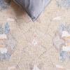 SAFAVIEH Area Rug 8×10 – Heritage Collection – Large – Light Blue & Ivory, Handmade Wool, Ideal for Living Room, Bedroom, Dining Space (HG125M)(Beige/Ivory)