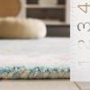 SAFAVIEH Area Rug 8×10 – Heritage Collection – Large – Light Blue & Ivory, Handmade Wool, Ideal for Living Room, Bedroom, Dining Space (HG125M)(Light Blue / Ivory)