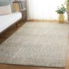 SAFAVIEH Area Rug 8×10 – Jardin Collection – Large – Purple & Ivory, Handmade Wool, Floral Design, Ideal for Living Room, Bedroom, Office, Dining Space (JAR852V)(Green/Beige)