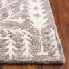 SAFAVIEH Area Rug 8×10 – Jardin Collection – Large – Purple & Ivory, Handmade Wool, Floral Design, Ideal for Living Room, Bedroom, Office, Dining Space (JAR852V)(Purple/Ivory)