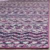 SAFAVIEH Area Rug 8×10 – Madison Collection – Large – Fuchsia & Navy, Boho Chic Design, Non-Shedding & Easy Cleaning, Ideal for Living Room, Bedroom, Office, Dining Space (MAD606M)(Fuchsia/Navy)