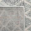 SAFAVIEH Area Rug 8×10 – Madison Collection – Large – Ivory & Dark Blue, Moroccan Boho Distressed Design, Non-Shedding & Easy Cleaning, Ideal for Living Room, Bedroom, Office, Dining Space (MAD798B)(Silver/Ivory)