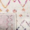 SAFAVIEH Area Rug 8×10 – Madison Collection – Large – Ivory & Dark Blue, Moroccan Boho Distressed Design, Non-Shedding & Easy Cleaning, Ideal for Living Room, Bedroom, Office, Dining Space (MAD798B)(Ivory/Fuchsia)