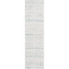 SAFAVIEH Area Rug 8×10 – Madison Collection – Large – Ivory & Dark Blue, Moroccan Boho Distressed Design, Non-Shedding & Easy Cleaning, Ideal for Living Room, Bedroom, Office, Dining Space (MAD798B)(Ivory/Aqua)