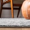 SAFAVIEH Area Rug 8×10 – Madison Collection – Large – Ivory & Dark Blue, Moroccan Boho Distressed Design, Non-Shedding & Easy Cleaning, Ideal for Living Room, Bedroom, Office, Dining Space (MAD798B)(Charcoal/Ivory)