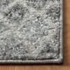 SAFAVIEH Area Rug 8×10 – Madison Collection – Large – Ivory & Dark Blue, Moroccan Boho Distressed Design, Non-Shedding & Easy Cleaning, Ideal for Living Room, Bedroom, Office, Dining Space (MAD798B)(Silver/Ivory)