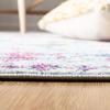 SAFAVIEH Area Rug 8×10 – Madison Collection – Large – Ivory & Dark Blue, Moroccan Boho Distressed Design, Non-Shedding & Easy Cleaning, Ideal for Living Room, Bedroom, Office, Dining Space (MAD798B)(Grey/Purple)