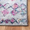 SAFAVIEH Area Rug 8×10 – Madison Collection – Large – Ivory & Dark Blue, Moroccan Boho Distressed Design, Non-Shedding & Easy Cleaning, Ideal for Living Room, Bedroom, Office, Dining Space (MAD798B)(Grey/Purple)