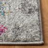 SAFAVIEH Area Rug 8×10 – Madison Collection – Large – Ivory & Dark Blue, Moroccan Boho Distressed Design, Non-Shedding & Easy Cleaning, Ideal for Living Room, Bedroom, Office, Dining Space (MAD798B)(Grey/Gold)