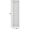 SAFAVIEH Area Rug 8×10 – Sedona Collection – Large – Ivory & Charcoal, Moroccan Boho Tribal Design, Non-Shedding & Easy Cleaning, Ideal for Living Room, Bedroom, Office, Dining Space (SED883B)(Ivory/Charcoal)