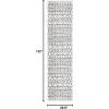 SAFAVIEH Area Rug 8×10 – Sedona Collection – Large – Ivory & Charcoal, Moroccan Boho Tribal Design, Non-Shedding & Easy Cleaning, Ideal for Living Room, Bedroom, Office, Dining Space (SED883B)(Ivory/Grey)