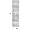 SAFAVIEH Area Rug 8×10 – Sedona Collection – Large – Ivory & Charcoal, Moroccan Boho Tribal Design, Non-Shedding & Easy Cleaning, Ideal for Living Room, Bedroom, Office, Dining Space (SED883B)(Ivory/Grey)