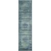 SAFAVIEH Area Rug 8×10 – Vintage Collection – Large – Turquoise & Multi, Viscose, Distressed Design, Slip Resistant, Ideal for Living Room, Bedroom, Office, Dining Space (VTG112-2220)(Turquoise/Multi)