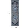 SAFAVIEH Area Rug 8×10 – Vintage Hamadan Collection – Large – Blue & Black, Traditional Oriental Design, Non-Shedding & Easy Cleaning, Ideal for Living Room, Bedroom, Office, Dining Space (VTH201M)(Beige/Black)