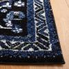 SAFAVIEH Area Rug 8×10 – Vintage Hamadan Collection – Large – Blue & Black, Traditional Oriental Design, Non-Shedding & Easy Cleaning, Ideal for Living Room, Bedroom, Office, Dining Space (VTH201M)(Blue/Black)