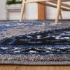 SAFAVIEH Area Rug 8×10 – Vintage Hamadan Collection – Large – Blue & Black, Traditional Oriental Design, Non-Shedding & Easy Cleaning, Ideal for Living Room, Bedroom, Office, Dining Space (VTH201M)(Beige/Black)