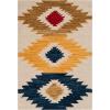 SAFAVIEH Aspen Collection Accent Rug – 4′ x 6′, Ivory & Multi, Handmade Moroccan Boho Tribal Wool, Ideal for High Traffic Areas in Entryway, Living Room, Bedroom (APN704A)(Ivory/Multi)