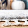 SAFAVIEH Berber Fringe Shag Collection Area Rug – 5’3″ x 7’6″, Grey & Cream, Moroccan Design, Non-Shedding & Easy Care, 1.2-inch Thick Ideal for High Traffic Areas in Living Room, Bedroom (BFG629F)(Grey/Cream)