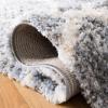 SAFAVIEH Berber Fringe Shag Collection Area Rug – 5’3″ x 7’6″, Grey & Cream, Moroccan Design, Non-Shedding & Easy Care, 1.2-inch Thick Ideal for High Traffic Areas in Living Room, Bedroom (BFG629F)(Grey/Cream)