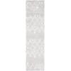SAFAVIEH Berber Shag Collection 5’5″ x 7’7″ Cream / Navy BER164D Moroccan Non-Shedding Living Room Bedroom Dining Room Entryway Plush 1.25-inch Thick Area Rug(Light Grey/Cream)