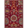 SAFAVIEH Heritage Collection Area Rug – 5′ x 8′, Red, Handmade Traditional Oriental Wool, Ideal for High Traffic Areas in Living Room, Bedroom (HG655A)(Red)