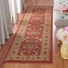 SAFAVIEH Mahal Collection 9′ x 12′ Beige Red MAH693B Traditional Oriental Non-Shedding Living Room Bedroom Dining Home Office Area Rug(Red/Beige)
