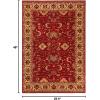 SAFAVIEH Mahal Collection 9′ x 12′ Beige Red MAH693B Traditional Oriental Non-Shedding Living Room Bedroom Dining Home Office Area Rug(Red/Beige)