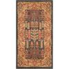 SAFAVIEH Mahal Collection Area Rug – 5’1″ x 7’7″, Red & Natural, Traditional Oriental Design, Non-Shedding & Easy Care, Ideal for High Traffic Areas in Living Room, Bedroom (MAH697A)(Navy/Natural)