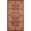 SAFAVIEH Mahal Collection Area Rug – 5’1″ x 7’7″, Red & Natural, Traditional Oriental Design, Non-Shedding & Easy Care, Ideal for High Traffic Areas in Living Room, Bedroom (MAH697A)(Red/Natural)