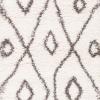 SAFAVIEH Moroccan Fringe Shag Collection Area Rug – 5’3″ x 7’6″, Ivory & Grey, Boho Tribal Design, Non-Shedding & Easy Care, 2-inch Thick Ideal for High Traffic Areas in Living Room, Bedroom (MFG333A)(Ivory/Grey)