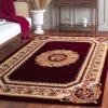 SAFAVIEH Naples Collection Area Rug – 8′ x 10′, Light Blue & Ivory, Handmade Wool, Oriental Pattern, Ideal for Living Room, Bedroom, Dining Space, Home Office (NA901J-8)(Red/Ivory)