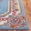 SAFAVIEH Naples Collection Area Rug – 8′ x 10′, Light Blue & Ivory, Handmade Wool, Oriental Pattern, Ideal for Living Room, Bedroom, Dining Space, Home Office (NA901J-8)(Light Blue / Ivory)