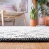 SAFAVIEH Natura Collection Accent Rug – 4′ x 6′, Ivory & Black, Handmade Wool, Ideal for High Traffic Areas in Entryway, Living Room, Bedroom (NAT479A)(Ivory/Black)
