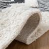 SAFAVIEH Natura Collection Area Rug – 5′ x 8′, Ivory & Black, Handmade Moroccan Boho Wool, Ideal for High Traffic Areas in Living Room, Bedroom (NAT681A)(Ivory/Black)
