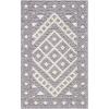 SAFAVIEH Natura Collection Area Rug – 9′ x 12′, Cream & Purple, Handmade Diamond Wool, Ideal for High Traffic Areas in Living Room, Bedroom (NAT628U)(Cream/Purple)