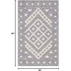 SAFAVIEH Natura Collection Area Rug – 9′ x 12′, Cream & Purple, Handmade Diamond Wool, Ideal for High Traffic Areas in Living Room, Bedroom (NAT628U)(Cream/Purple)