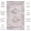 Safavieh Washable Rug Arizona Collection – 8′ x 10′, Beige & Taupe, Slip Resistant & Easy to Clean, Ideal for Living Room, Bedroom, Home Office, Dining Space (ARZ132B)(Beige/Taupe)