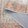 Safavieh Washable Rug Arizona Collection – 8′ x 10′, Rust & Sage, Slip Resistant & Easy to Clean, Ideal for Living Room, Bedroom, Home Office, Dining Space (ARZ199P)(Rust/Sage)
